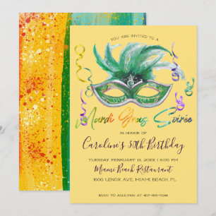 Invitation Soirée Mardi Gras   30e Anniversaire