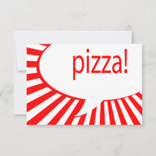Invitation soirée pizza