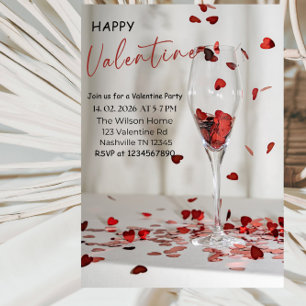 Invitation Soirée Romantique de la Saint-Valentin