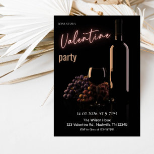 Invitation Soirée Romantique de la Saint-Valentin
