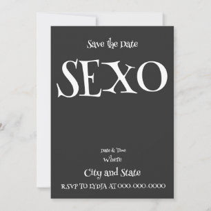 Invitation Soirée SEXO 2024 Dîner Happy Hour Girls Boys
