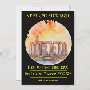 Invitation Soirée solstice