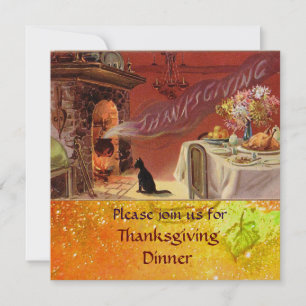 Invitation Soirée Thanksgiving