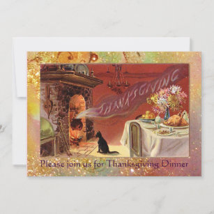 Invitation Soirée Thanksgiving