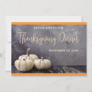 Invitation Soirée Thanksgiving