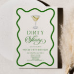 Invitation Soirée Trente Sale Martini 30e fête d'anniversaire<br><div class="desc">C'est une invitation à la fête d'anniversaire de 30e Martini Green Dirty Tirty !</div>