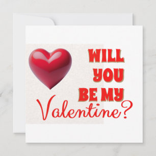 Invitation Sois Ma Saint-Valentin