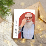 Invitation soixante arch photo 60e fête d'anniversaire simple<br><div class="desc">soixante arch photo 60e simple invitation de fête d'anniversaire moderne. Design moderne et élégant de typographie beige.</div>