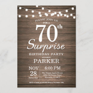 Invitations Faire Part 70 Ans Zazzle Fr