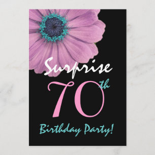 Invitation soixante-dixième De surprise d'anniversaire