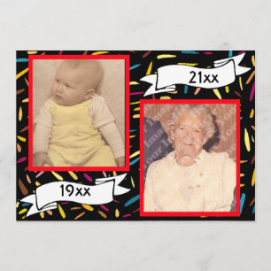 Invitation Soixante-quinzième célébration d'anniversaire de