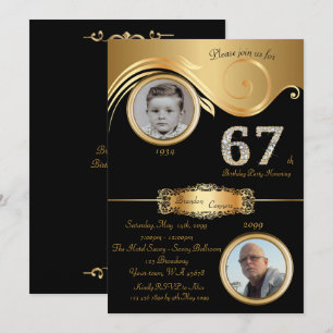 Invitation soixante-septième, homme soixante-septième, art