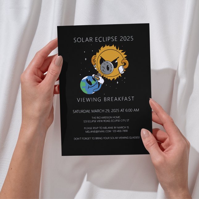Invitation Solar Eclipse 2025 Photobomb Viewing Party (Add your details to personalize your event)
