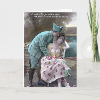 Invitation Soldat et amoureux
