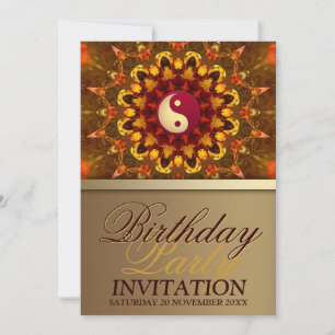 Invitation Solde vie Sunburst Anniversaire fête