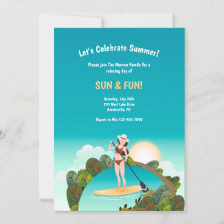 Invitation Soleil et plaisir