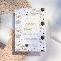 Soleil, Lune & Étoiles Or Sexe Baby shower neutre