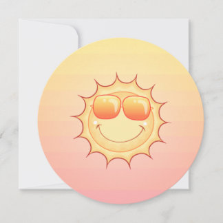 Invitation Soleil souriant