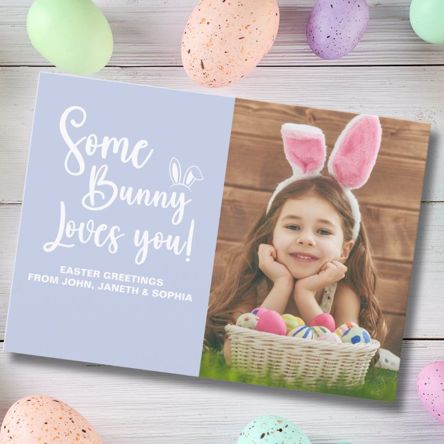 Invitation Some Bunny Loves You Easter Photo (Créateur téléchargé)
