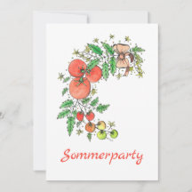 Invitation Sommerparty