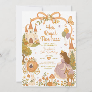 Invitation Son conte de fées de Sa Royale Cinquième pour son