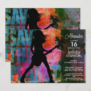 Invitation Son de Changement Art de Paix Urbain Moderne