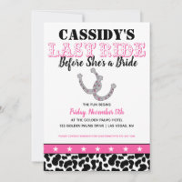 Son Dernier Ride Disco Cowgirl Bachelorette Itinér