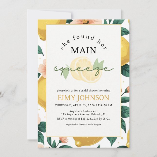 Invitation Son petit ami préféré (Devant)