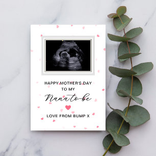 Invitation Sonogramme Fête des Mères de Bump à Nana pour être