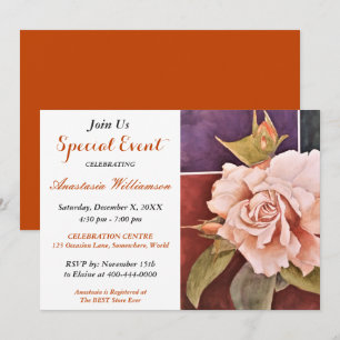 INVITATION SOPHISTIQUÉ SURPRISE PARTY