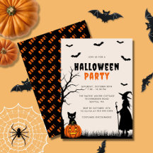 Sorcière Citrouille Orange Halloween Soirée Adulte