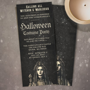Invitation Sorcière, Psychique Adulte Halloween Party Invitat