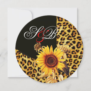 INVITATION SOUFFLE, LÉOPARD FUR RIBBON, ROUGE RUBY GEMSTONE