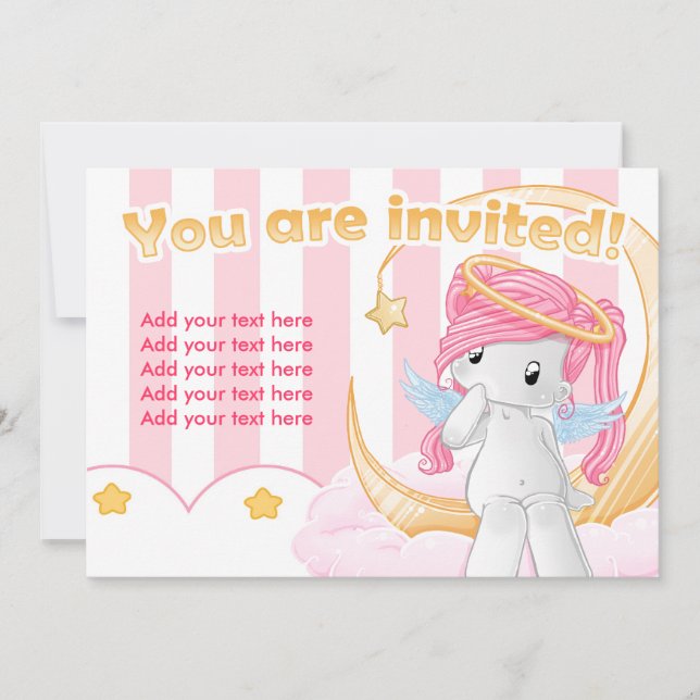 Invitation Souhaitez une étoile (Devant)