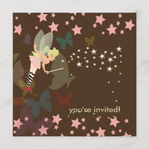 Invitation Souhaitez-vous voir les étoiles !. Fête d'annivers