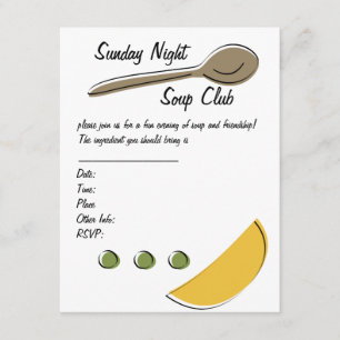 Invitation Soupe Club