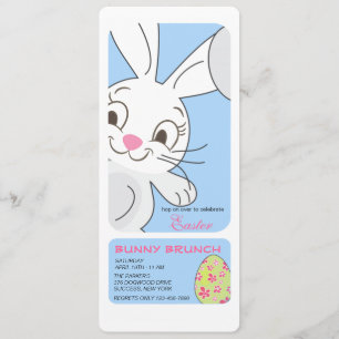 Invitation Souriante de Bunny de Pâques