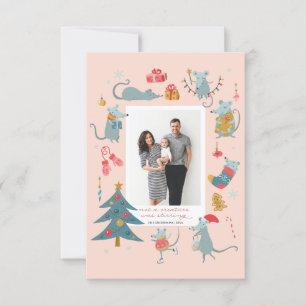 Invitation Souris Pas une créature qui provoque des vacances