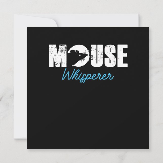 Invitation Souris Whisperer Souris Rat Rodent animal animal a (Devant)