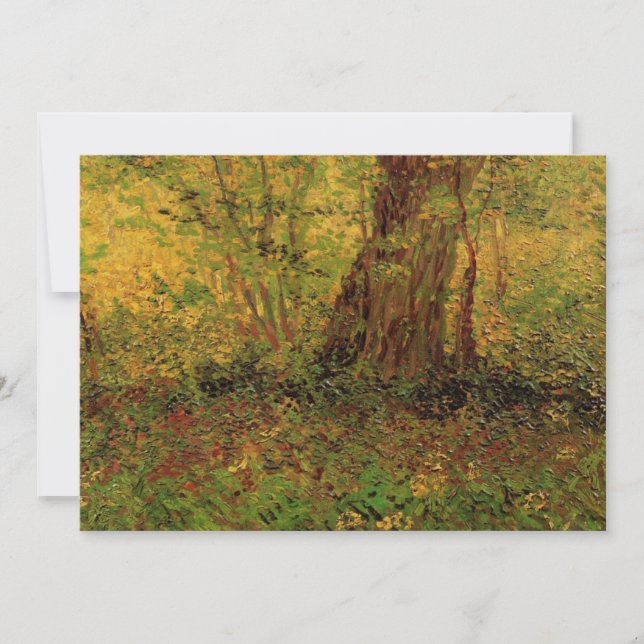 Invitation Sous-bois par Vincent van Gogh (Devant)