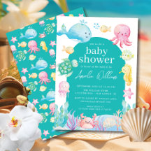 Sous le Baby shower Sea Adventure