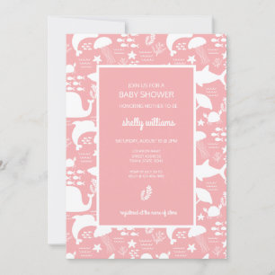 Invitation Sous le Motif Sea Friends