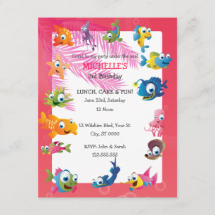 Invitation Sous l'invitation de fête d'anniversaire des