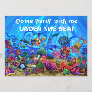 Invitation Sous l'invitation du Sea Party