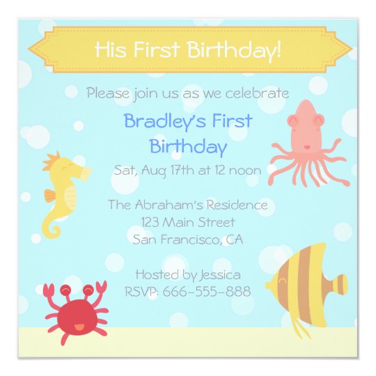 Invitation Sous Marin D Anniversaire De Theme Zazzle Fr