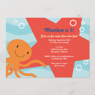 Invitation sous-marin de partie