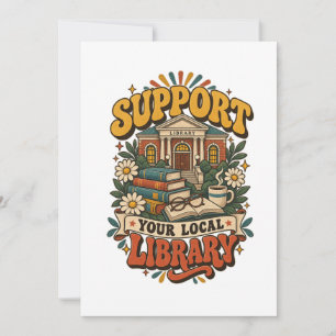 Invitation Soutenez votre bibliothèque locale