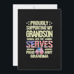 Invitation Soutenir mon petit-fils alors qu'il sert avec fier<br><div class="desc">Soutenir mon petit-fils alors qu'il sert avec fierté dans l'armée</div>