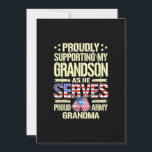 Invitation Soutenir mon petit-fils pendant son service dans l<br><div class="desc">Soutenir mon petit-fils pendant son service dans l'armée fière</div>