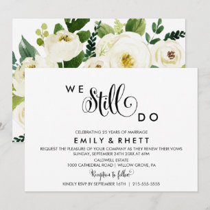 Invitation Southern Belle Calligraphie   Renouvellement du Vo